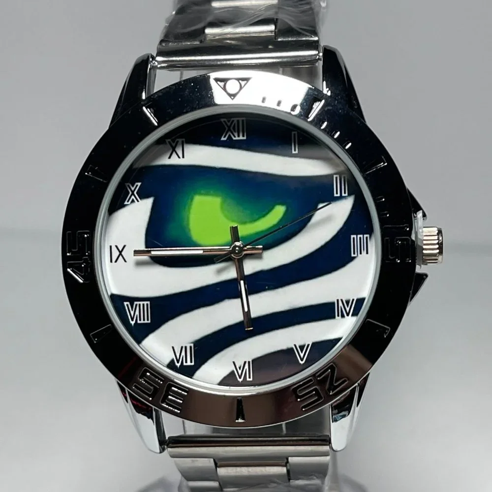 Seattle Seahawks NFL Stainless Steel Men's Watch NEW!!